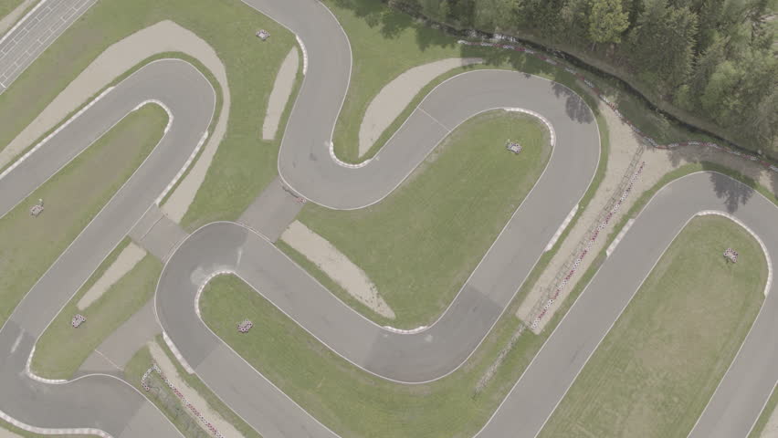 Races on karting in Moscow. June.