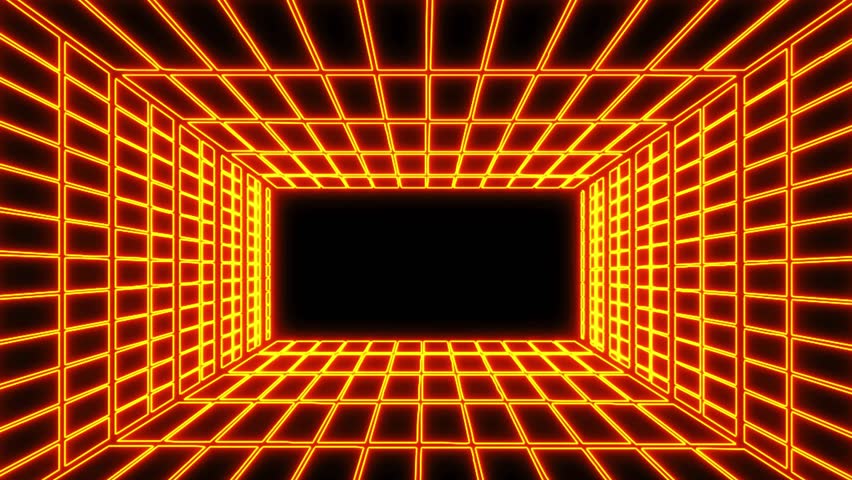 Orange Neon Grid Room Environment Stock Footage Video 100 Royalty Free Shutterstock