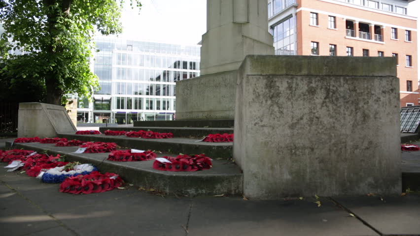 War memorial in England - tilt