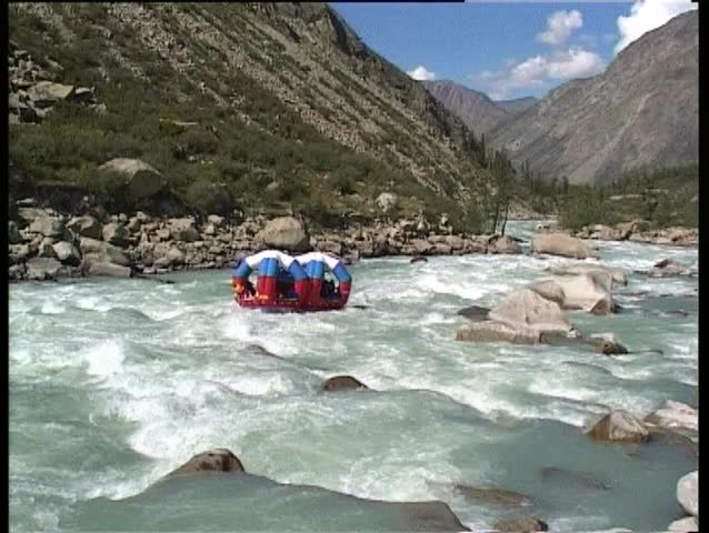 Down the mountain river