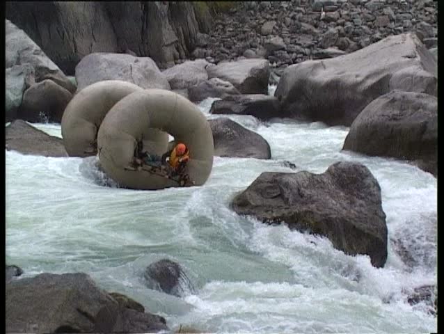 Down the mountain river