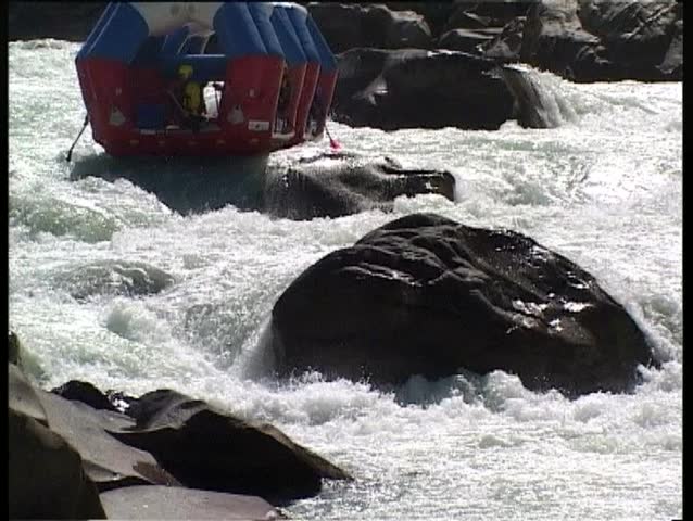 Down the mountain river