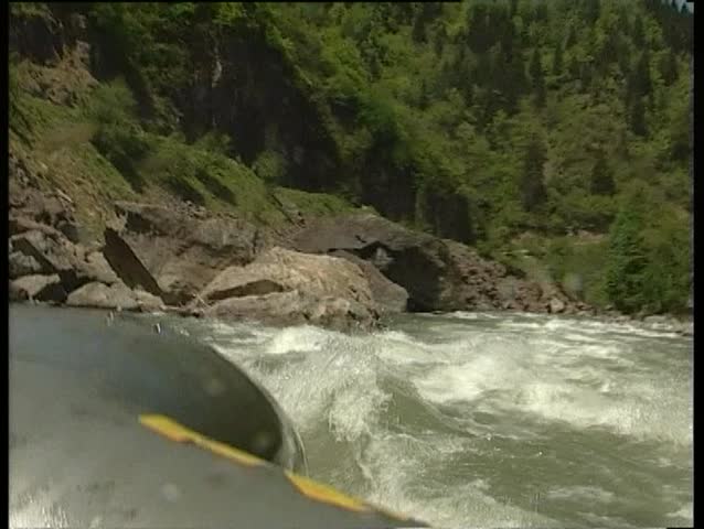 Down the mountain river