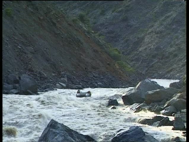 Down the mountain river