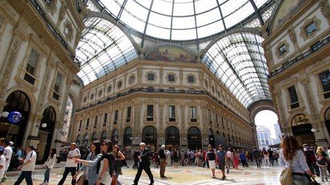 Galleria Vittorio Emanuele II Timelapse