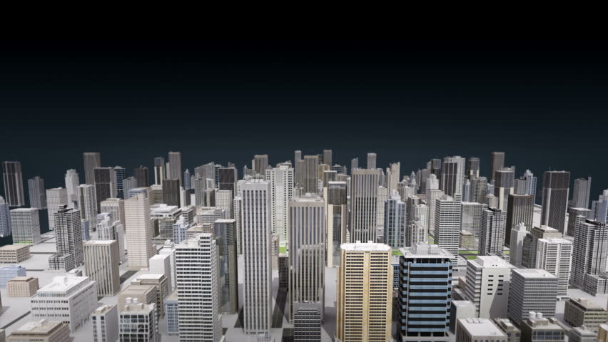 3D Animation. Forward moving,  Various sensor icon on Smart city, connecting 'IOT' technology. Royalty-Free Stock Footage #27810859
