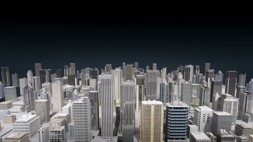 3D Animation. Forward moving,  Various sensor icon on Smart city, connecting 'INTERNET OF THINGS' technology. Royalty-Free Stock Footage #27810886