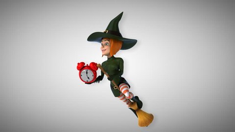 Sexy witch - 3D Animation