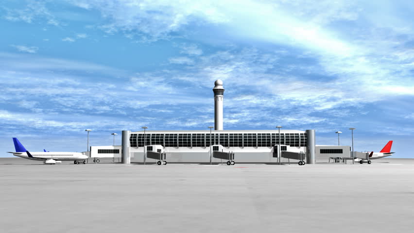 3D airport HD1080