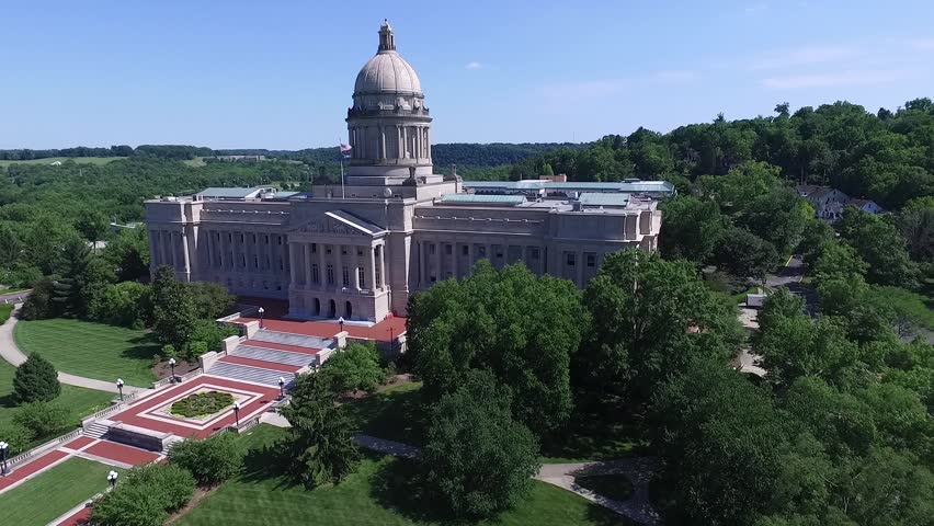 Aerial view of Kentucky State Capitol