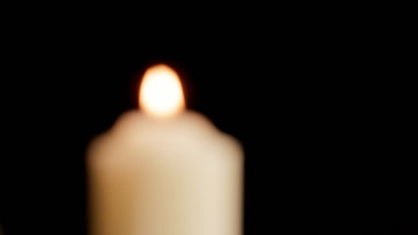 Candle comes into focus