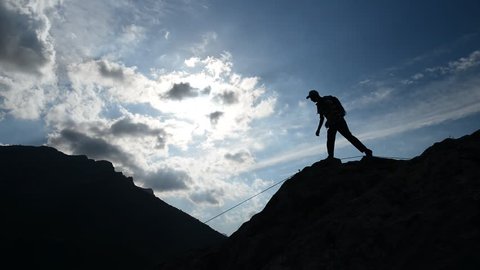 successful rock climbing & ambitious and determined & climbing activities