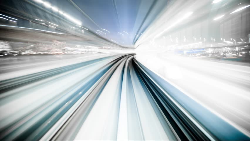 Point of view time-lapse through Tokyo tunnels via the automated monorail called the Yurikamome at night. No unwanted window reflections. Shot in 5.7K and exported in 4K for extra sharp resolution. | Shutterstock HD Video #27893053