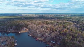Lake Sinclair Georgia (Eatonton) Beautiful Video,  Lake Houses,  Beautiful Real-Estate (Aerial View)