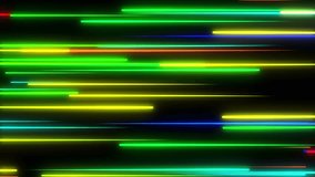 Metro Light Streaks Seamless Looping Motion Background Video Background Loop 4K Horizontal Multicolored Multicoloured
