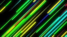 Metro Light Streaks Seamless Looping Motion Background Video Background Loop 4K Diagonal Multicolored Multicoloured