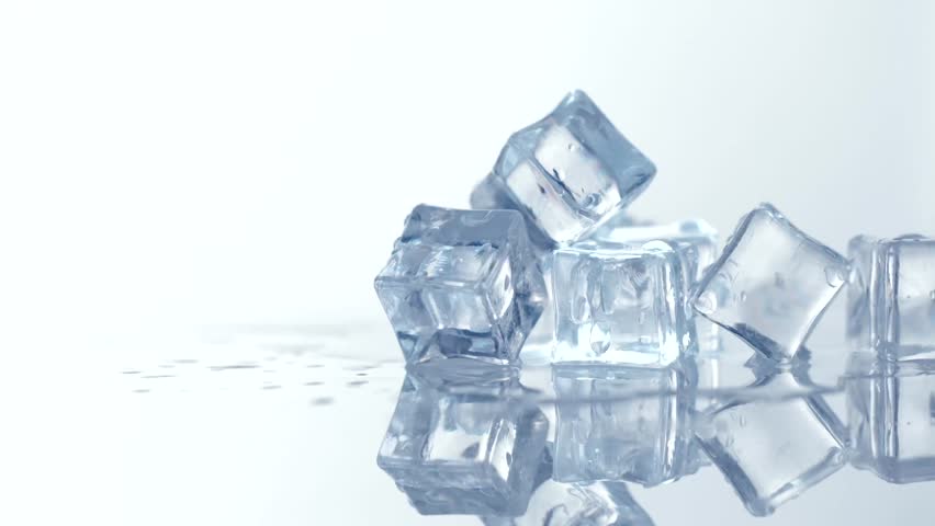 Ice Cubes Rotation 360 Degrees. Stock Footage Video (100% Royalty-free