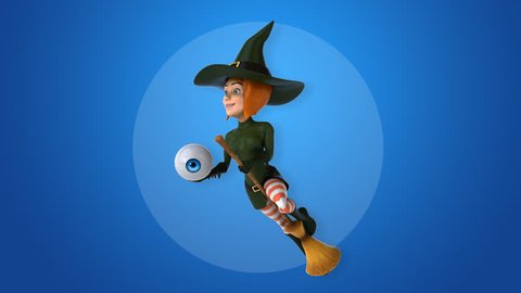 Sexy witch - 3D Animation
