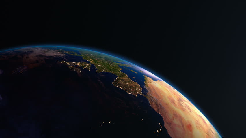 Earth View From Space With Stock Footage Video 100 Royalty Free Shutterstock