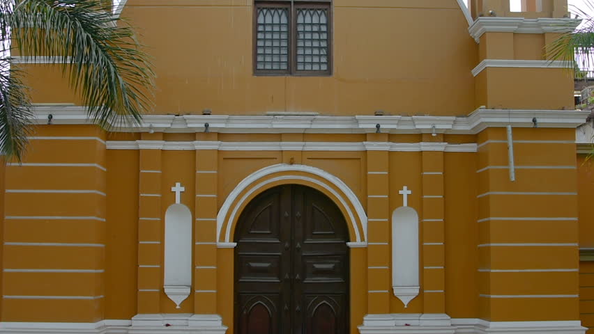 A view of the Iglesia la Ermita in Barranco in Lima