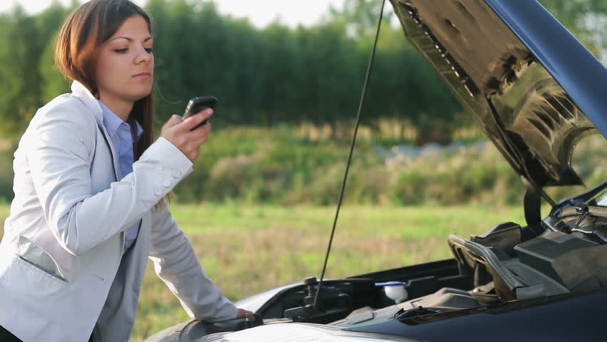 Emily broke car. Roadside assistance Simulator (2014).