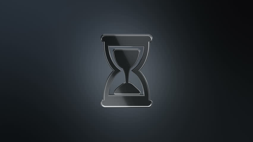 Animation rotation of symbol about business, financial and industrial work. Animation of seamless loop.