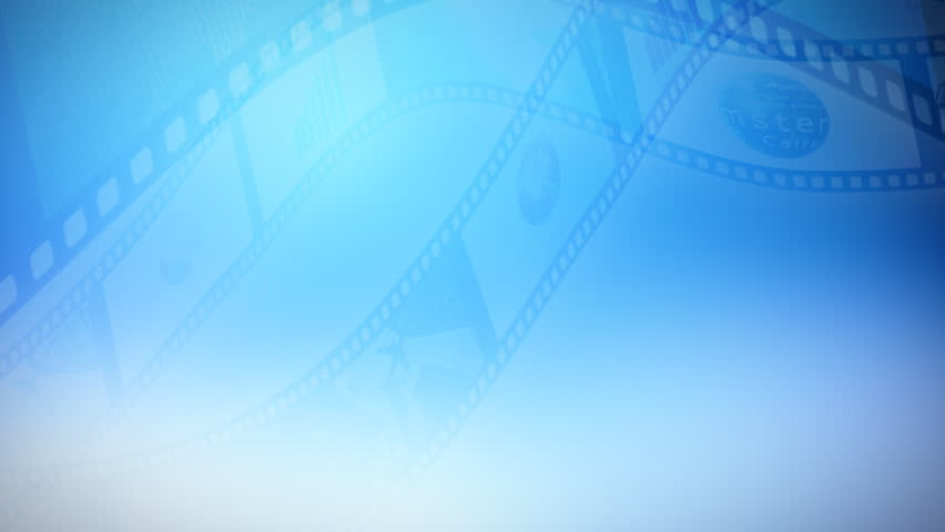 Background animation of a reel clip business. Seamless loop.