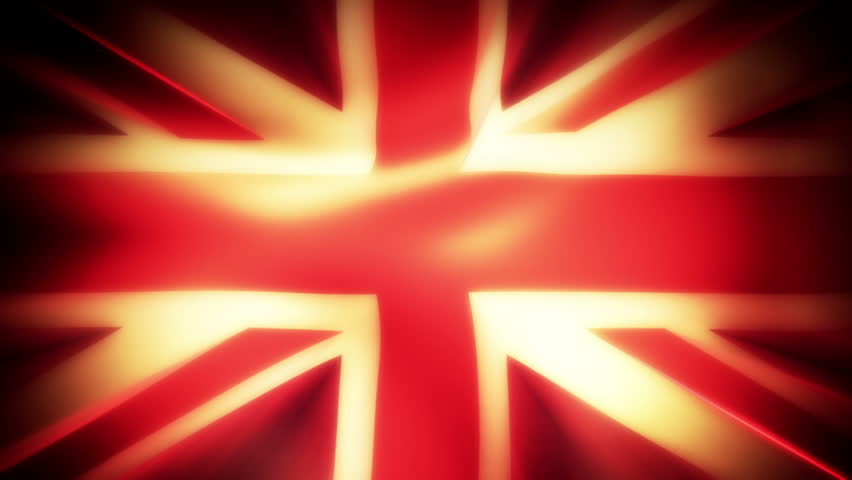 Abstract Union Jack, British Flag stock footage. An animated flag of the Union