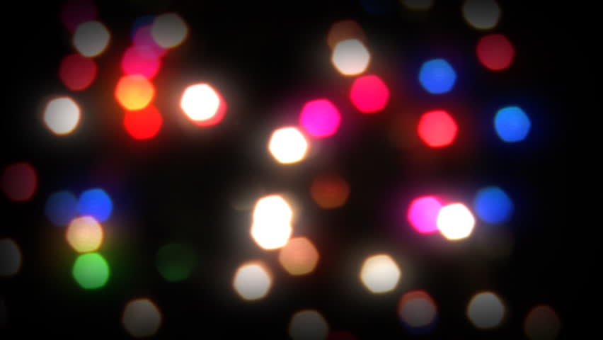 Slowly-rotating colorful Christmas lights for the holidays.