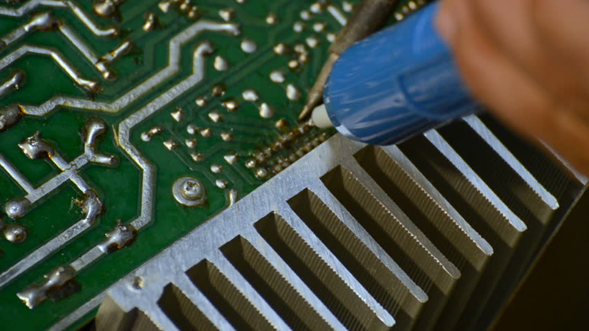 Electrical is pulling of soldering for repair electronic equipment