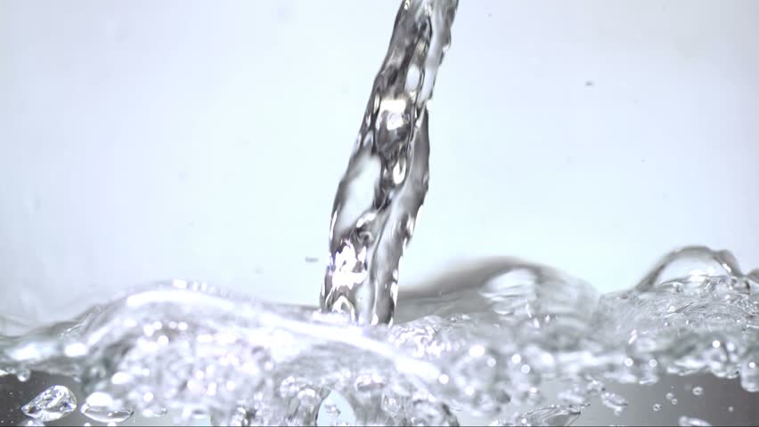 Water Pouring into Glass