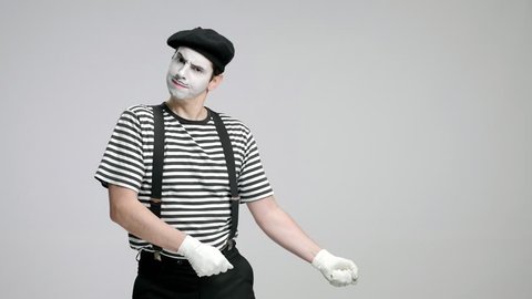 Full Length Profile Shot Mime Riding Stock Photo 1436865053 | Shutterstock