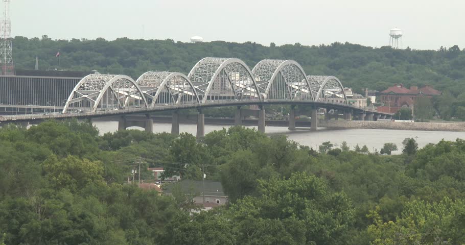 Bridge Over Mississippi River - Davenport, Iowa