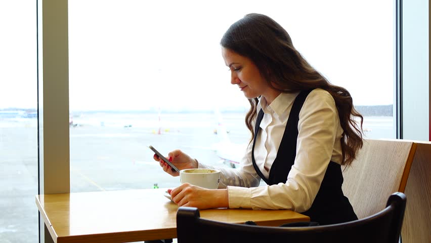 Young Adult Woman Sit By Stock Footage Video (100% Royalty-free 