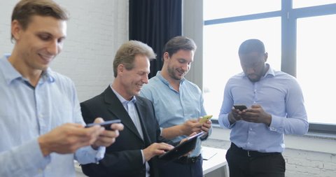 Company Boss Handshaking Promoting African Manager Stock Footage Video ...