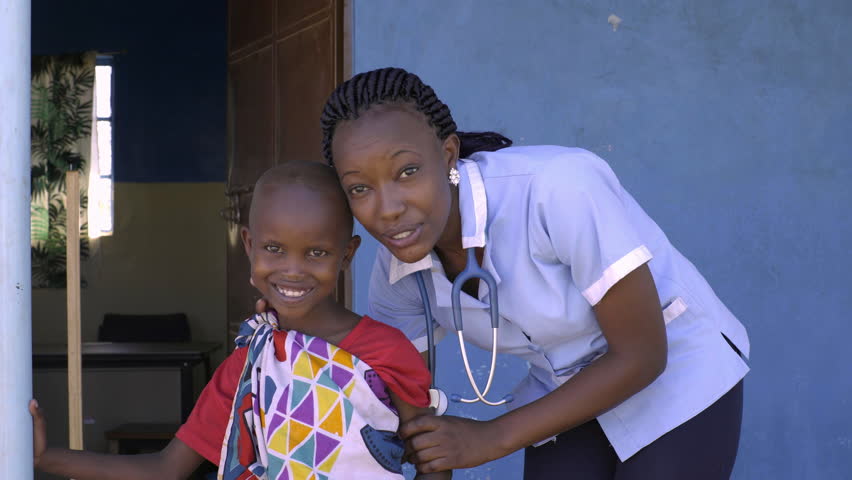 Medics working in Kenya. Africa.
