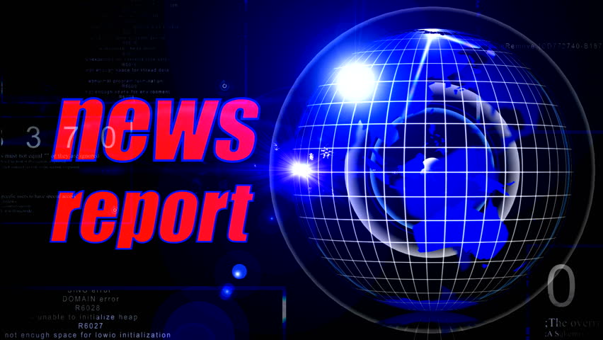 news report generic - blue lens flare
