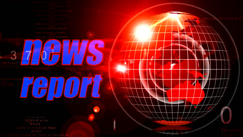 news report generic - red lens flare