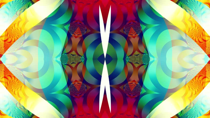 Colored kaleidoscope sequence patterns. Abstract multicolored motion graphics background. Or for yoga, clubs, shows, mandala, fractal animation. Beautiful bright ornament. Seamless loop. | Shutterstock HD Video #28137769