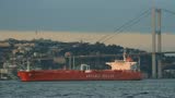 ISTANBUL - MARCH 28: Crude oil tanker ship AEGEAN FAITH (IMO: 9232888, Liberia)