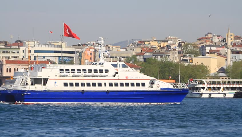 Kadikoy Port in Istanbul, Turkey
