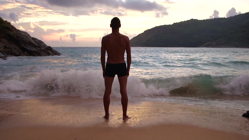 Amazing young nudist hidden beach video