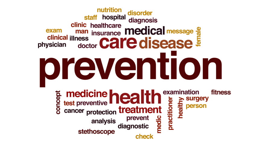 prevention animated word cloud text design Stock Footage Video (100% ...