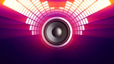 Concert video editing big equalizer colorful abstract background Seamless loop Digital waveform Audio graphic equalizer digital wave glowing particles Computer generated seamless loop abstract motion