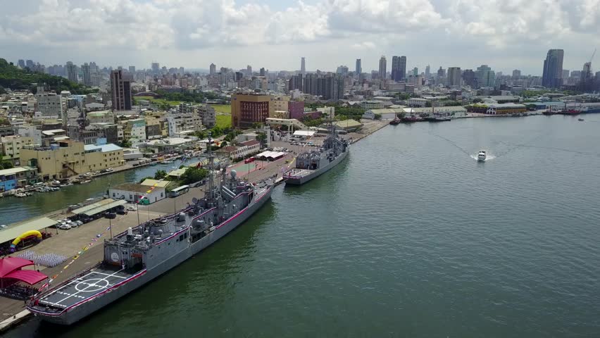 DJI MAVIC 4K Taiwan Kaohsiung  Cijin Gushan Xiziwan Kaohsiung Harbor Weiwuying 20170624