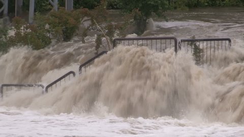 Cambridge, Ontario, Canada June 2017 Flash flood after severe thunderstorms and heavy rain in Cambridge Canada