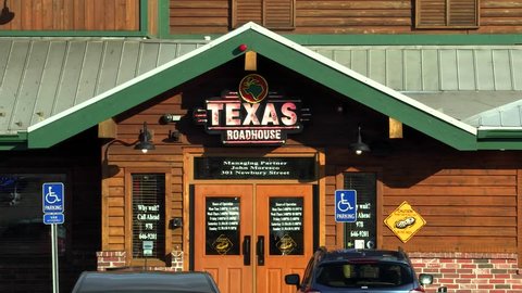 Texas Roadhouse grilled barbecue steak restaurant - Danvers, Massachusetts USA - June 24, 2017
