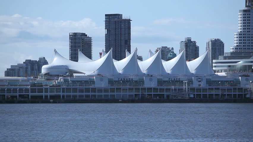 VANCOUVER, CANADA, MAY 22, 2012: Vancouver exhibition center waterview with a