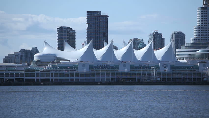 VANCOUVER, CANADA, MAY 22, 2012: Vancouver exhibition center waterview
