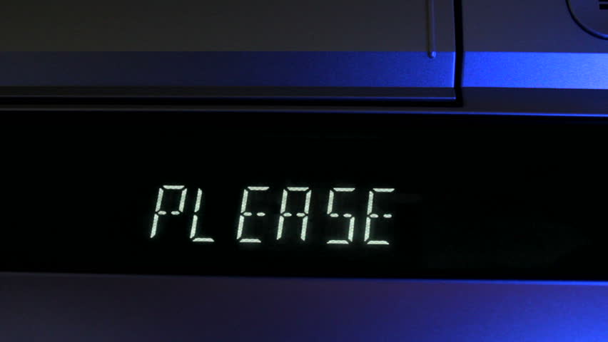 Please wait on digital display